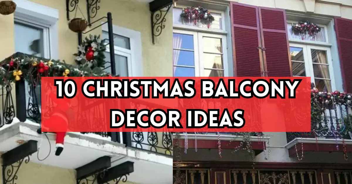 Christmas Balcony Decor