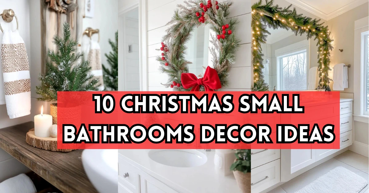 Christmas Small Bathrooms Decor Ideas