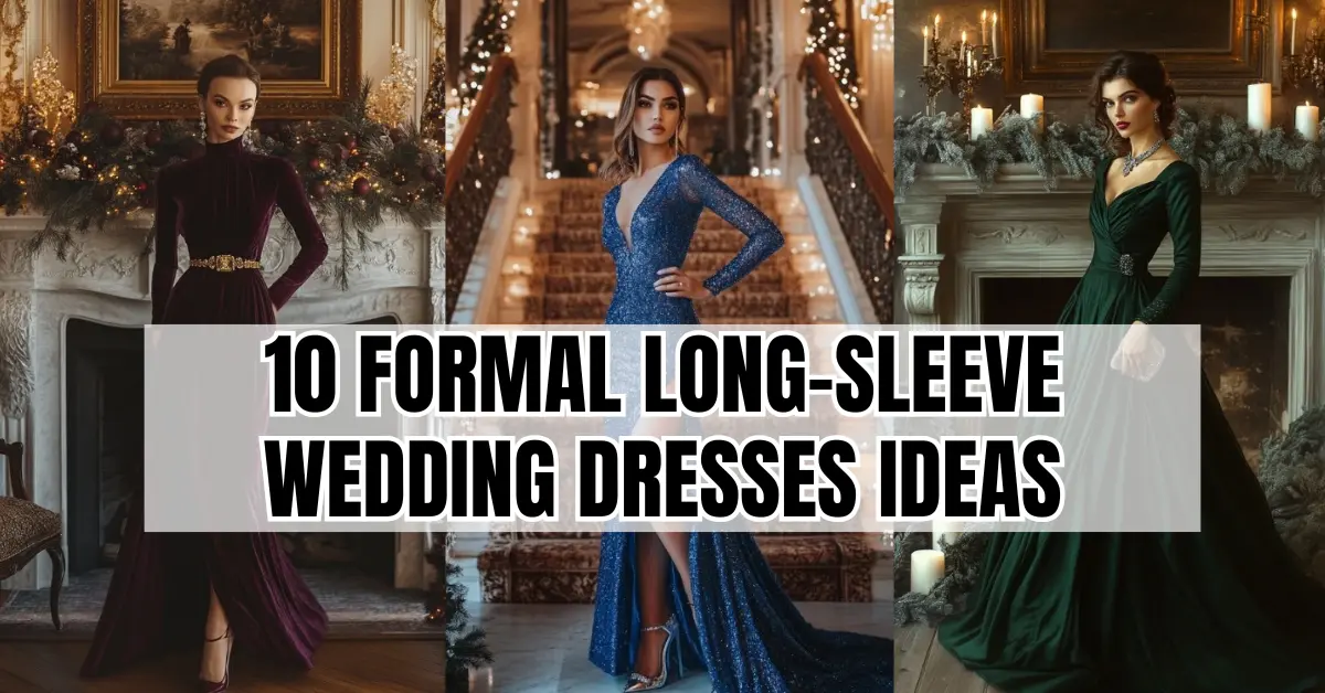 Formal Long-Sleeve Wedding Dresses Ideas