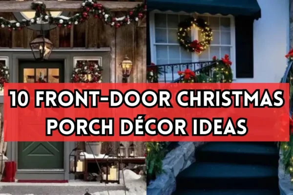 Front-Door Christmas Porch Décor