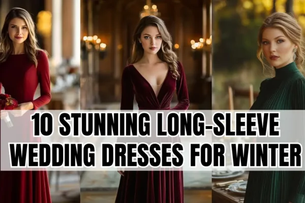 Long-Sleeve Wedding Dresses for Winter