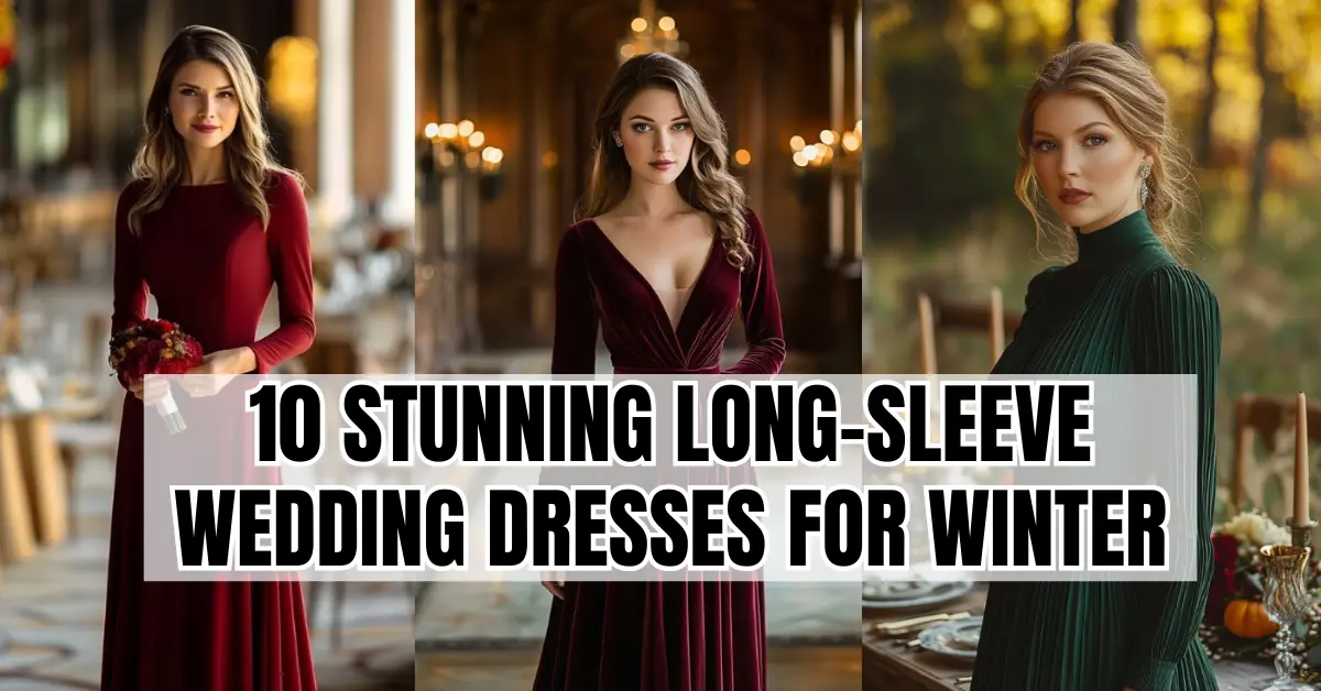 Long-Sleeve Wedding Dresses for Winter